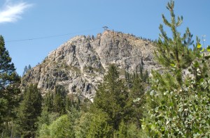 The view from the squaw valley lodge