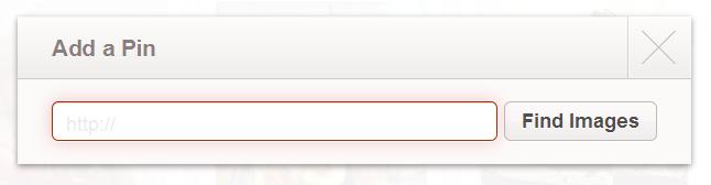 "Add a Pin" on Pinterest