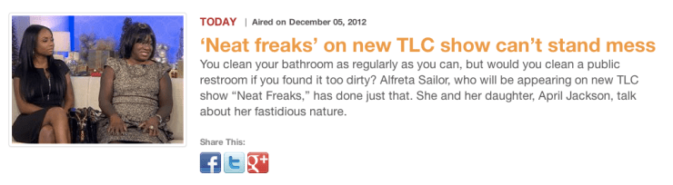 Alfreta (fastfreta) and her daughter April Jackson on the Today Show